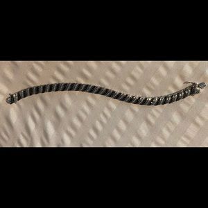 💎 Black & White DIAMOND Tennis Bracelet NWOT